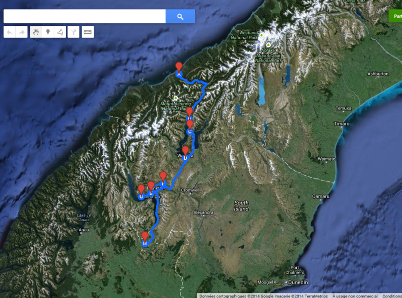 haast to queenstown