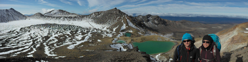 Tongariro NP emeraldes lakes